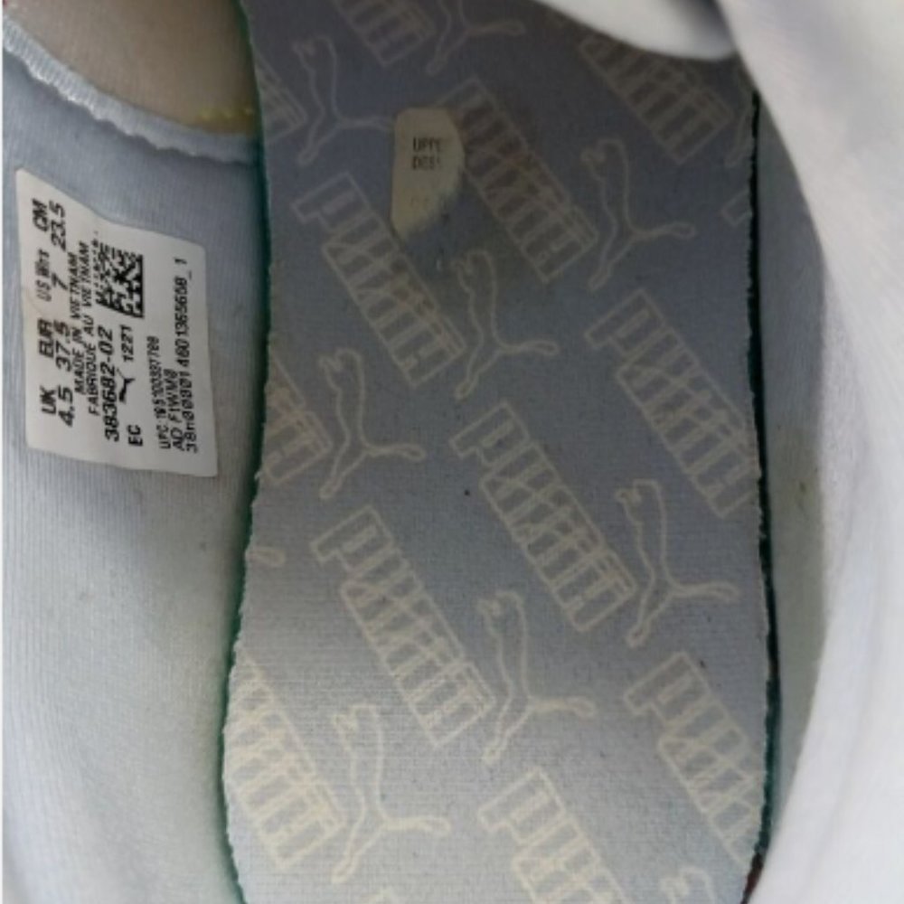 Puma Cruise Rider Rave White Womens Training Sneaker Shoes Sz 7 White 383682-02 - Picture 10 of 10